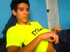 Latin Amateur Twink Masturbating Solo