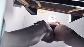 Sexy wife doing housework naked  Brunette &mdash;  hairy pussy &mdash;  big ass &mdash;  big tits