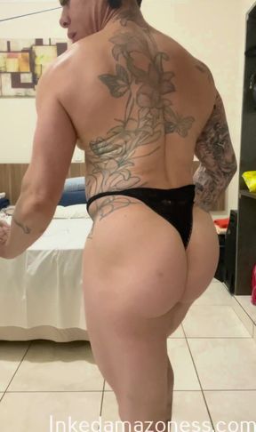 Muscular GILF, but still fuckable