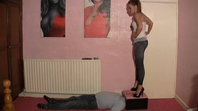Face Trampling In Heels & Barefoot