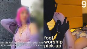 Alternative Tattooed Big Breasted Babe Is Picked Up After Film School To Have Her Toes Sucked - Foot Worship Pick Up 9