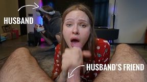 Pov: Wifes Cheating On Husband With His Friend While He Playing Vr With Alexa Poshspicy
