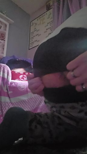 Fucking myself with dildo