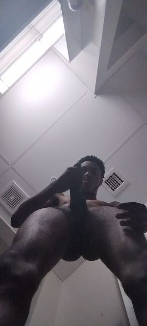 LAY UNDER ME AS I DOUBLE HAND STROKE MY THICK CURVY COCK