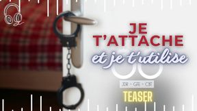 I Tie You Up And I Use You - French audio femdom cbt