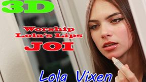 8k 3D VR Worship Lola s Lips JOI