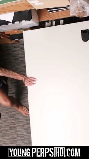 Straight Black Twink With Huge Cock Fucked By Gay Mall Cop   Clip 2