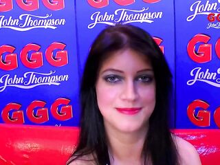 Cum Swallowing College Gal with Large Boobs Gets Group-fucked Ggg John Thompson