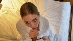 Cheating on my wife with a prostitute in a hotel. Flooded her with sperm