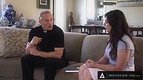 Priest Fucks Horny Babe