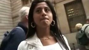 Gorgeous amateur Indian babe picked up on the street