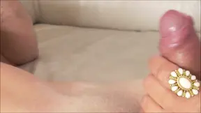 Slow stroke jerk-off leads to messy facial cum shower&#x1F6BF;