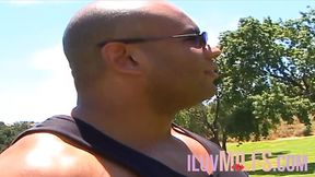 Gigantic Ass MILF's Wet Interracial Pussy Fucking