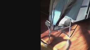 Flirty Feet - High Heels and Black pantyhose