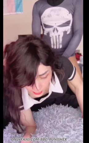 Rika Fox gets punished and takes a MASSIVE facial #2