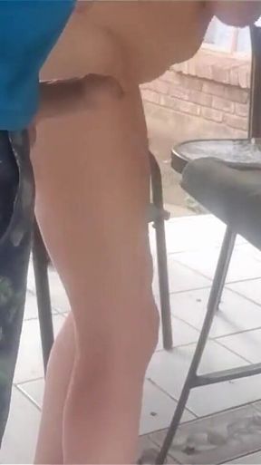 Hard and Rough Outdoor Fuck