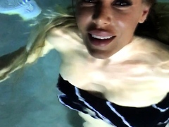 Amateur blondie solo anal masturbation