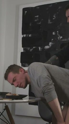 Stepdad Pounds Stepsons Tight Ass While Mom Watches   Clip 3