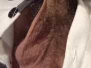 Onesie Doggy Plays With His Little Clit