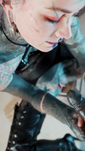 Anal and Oral Tattooed Pornstar's Heel Fueled   Clip 1