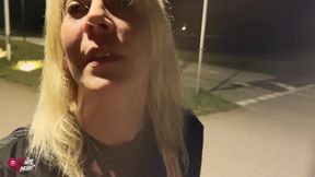 Horny Slut Fucked in the Middle of the Train Station!!
