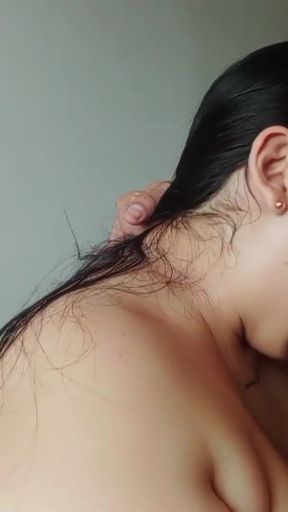 Memorable moment from &quot;My stepmom doesn&#039;t miss the opportunity to show me her huge ass and big tits when the house is alone&quot;