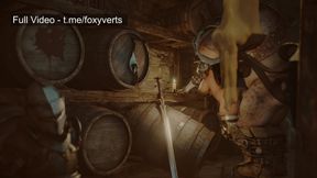 Ogre Orc with Cute Elf