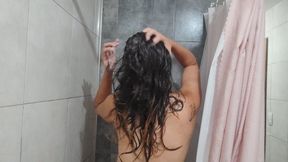 Slow Hair Washing Ritual | Wet Hair, Foam & Close-Up