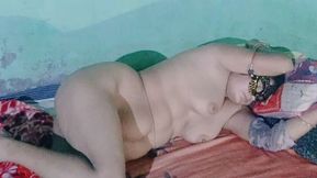 Cheating Horny Indian Woman Stroking Big Desi Cock