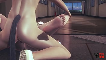 Cat boy and fox boy femboys hard sex Yaoi