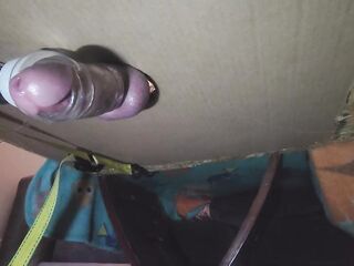 Massive Orgasm from Hitachi Wand with Milking Table