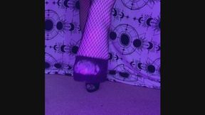 Fishnet Foot Tease