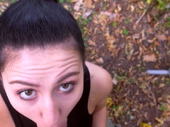 Horny Vlogger Finds Cock To Suck Outdoors