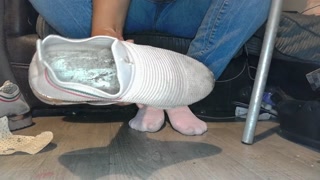 dirty wet socks