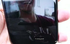 After getting railed, a tattooed milf gets cum-glazed in public!