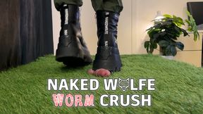Crushing Your Little Worm with My Dangerous Naked Wolfe Boots (Slave Version) - TamyStarly - Cock Balls Crush Trample, Shoejob, Bootjob, CBT, Ballbusting, Trampling, Stomping