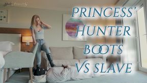 Princess's Hunter Boots Vs slave