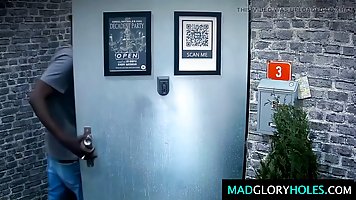 Czech Glory Hole 4-on-1 anonymous fuck party