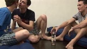 TXXXMStudios.com - Skinny Jamie Ryder touching uncut dick