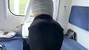 Anal On The Train A Juicy, Big-boobed Neighbor In The Compartmen