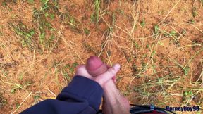 Twink Wixt on an Autumn Day in the Forest and Squirt Horny