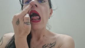 My tongue devours my salty snot, reaching my stomach.