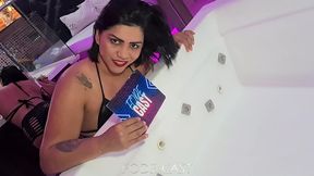 fode cast - a trans rabuda karyn kasterine no menage com o casal