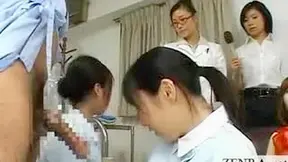 Unusual Research on Penis Measurement by Bizarre Japan Doctor Handjob Technique