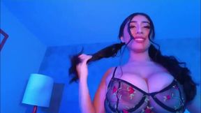 She Knows What She's Doing - Hairy Busty Latina in homemade POV hardcore