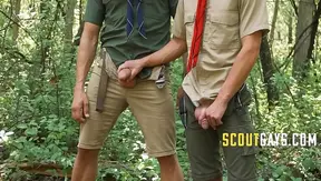Forest Heat: Scout Leader Seduces Curious Young Twink Under the Pines – 18+