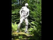 Android outdoors in the forets