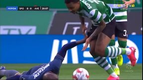 Jogador mostra o pau