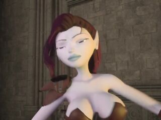 3DGSPOT - Breasty Elf Dominates A Chap In A Fight And Is Rewarded By His Dick! CG ANIMATION!