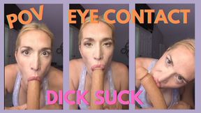 POV Dick Suck - Eye Contact Vertical 4k